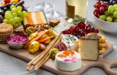 Tabla de queso blanco.