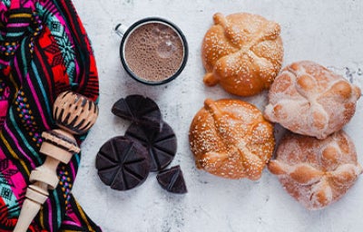 Molinillo con chocolate. 