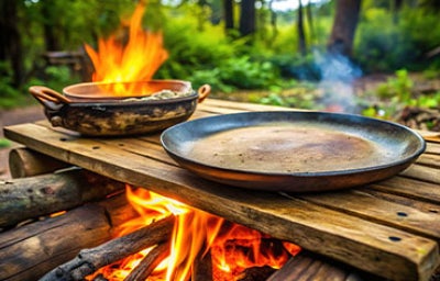 Comal de barro, usos. 
