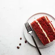 Bizcocho fácil de red velvet