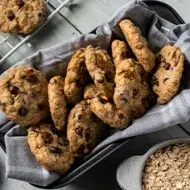 Galletas sin gluten de avena y con chips de chocolate 