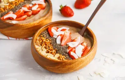 Almond Macchiato Smoothie Bowl Almond Macchiato Smoothie Bowl