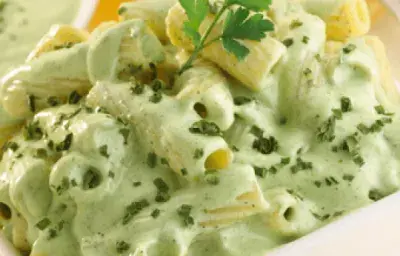 Pasta al cilantro Pasta al cilantro