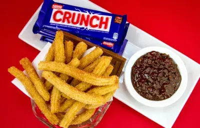 Churros con crema de Chocolate Churros con crema de Chocolate
