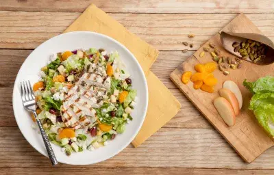 ensalada de pollo con mandarinas ensalada de pollo con mandarinas