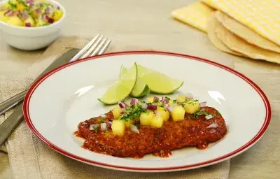 Pescado con achiote Pescado con achiote