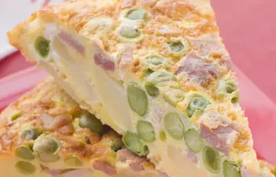 Tortilla de papas y jamón Tortilla de papas y jamón