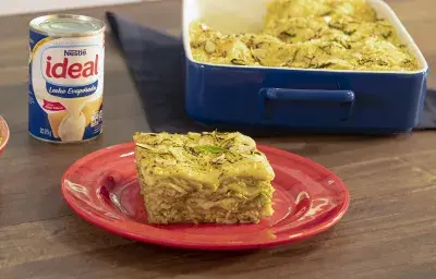 Lasaña de Pollo al Pesto Lasaña de Pollo al Pesto