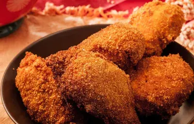Muslos de pollo apanados Muslos de pollo apanados