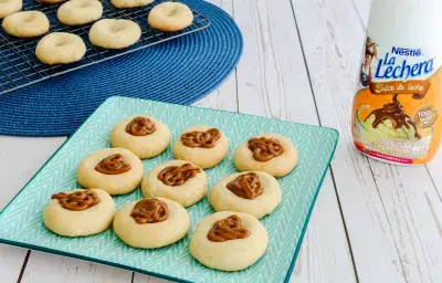 Galletas de Mantequilla con dulce de leche