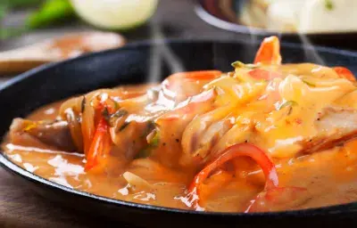 Filete de pescado a la caribeña Filete de pescado a la caribeña