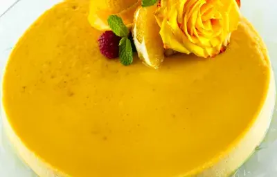Flan de Naranja Flan de Naranja