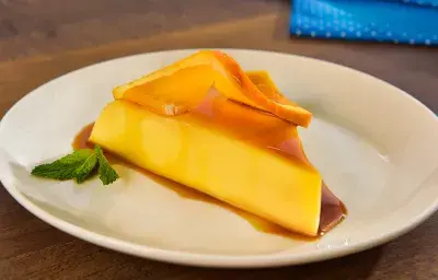 Flan de Naranja Flan de Naranja