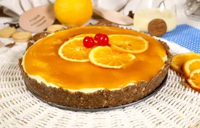 Tarta de Naranja Piña Tarta de Naranja Piña