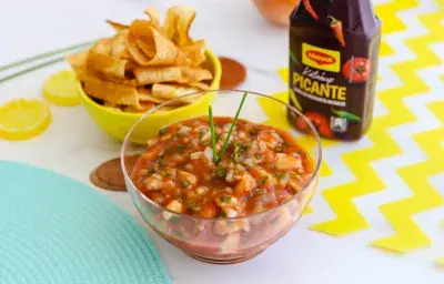 Ceviche de Corvina con Picante Ceviche de Corvina con Picante