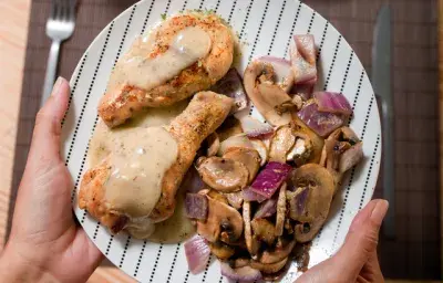 Pollo al estragón Pollo al estragón