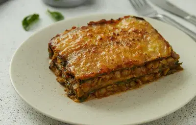 Lasaña de Berenjena Atomatada