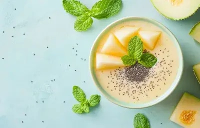 Batido de Melon y Chia
