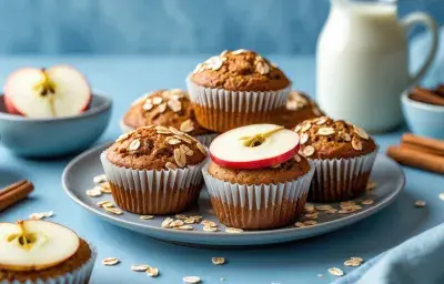 muffin manzana y avena