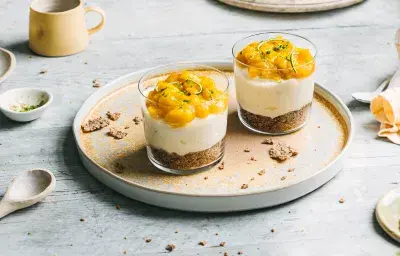 FITNESS Mango & Lime CHEESECAKE