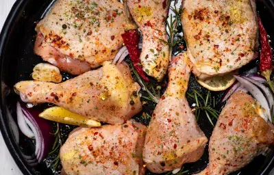Marinado de pollo con limón y pimienta Marinado de pollo con limón y pimienta