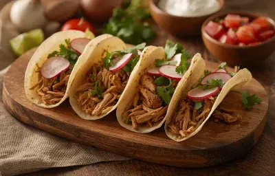 tacos de pollo