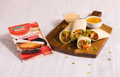 Wrap de Pollo con Vegetales