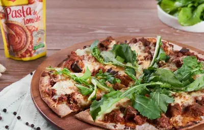 Pizza con rúgula Pizza con rúgula