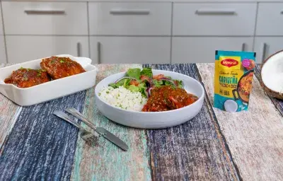 pollo en salsa de coco