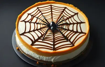 Spider cheesecake