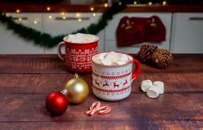 chocolate caliente con menta