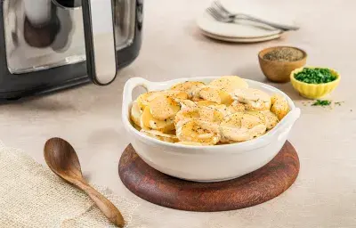 Gratinado de patatas MAGGI en freidora de aire Gratinado de patatas MAGGI en freidora de aire