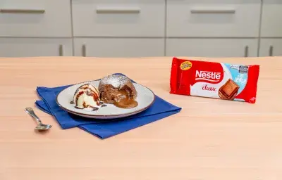 lava cake con nestlé classic