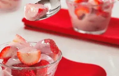 Copa de Fresas con Crema