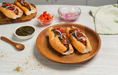 Choripán estilo argentino