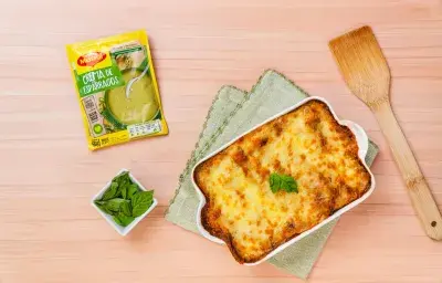 Canelones rellenos de espárragos