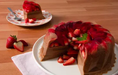 Gelatina de Nesquik® y Fresa