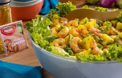 Ensalada de Camarón y Mango Ensalada de Camarón y Mango
