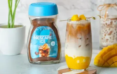 mango iced latte