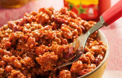 Chile con Frijoles Rojos