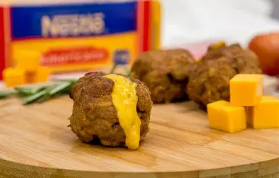 Albondigas rellenas de queso Albondigas rellenas de queso