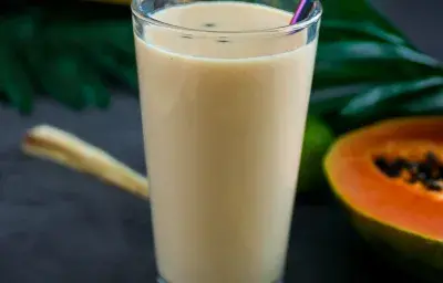 batido de papaya con cerevita avena