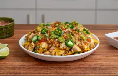 Nachos de Pollo Nachos de Pollo