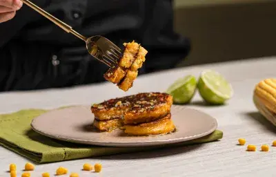 Pancake de maíz dulce