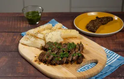 Receta de Bistec en Air fryer