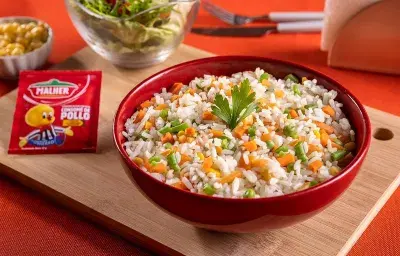 Arroz con vegetales Arroz con vegetales