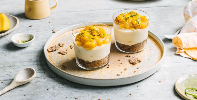 FITNESS Mango & Lime CHEESECAKE