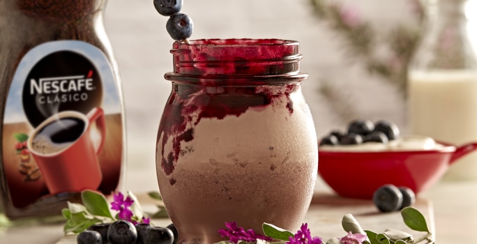 NESCAFÉ® BLUEBERRY ICE LATTE