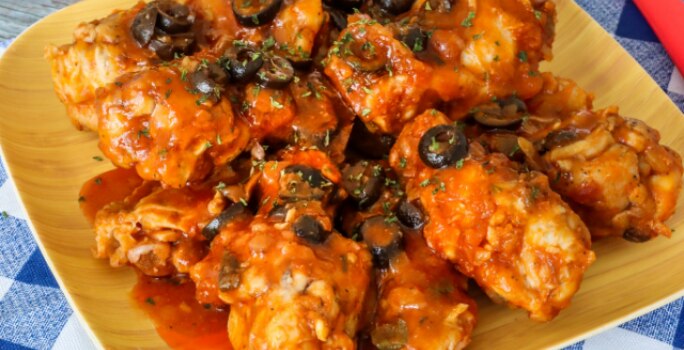 Alitas Guisadas