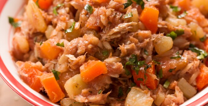 Bacalao en Salsa Mediterránea